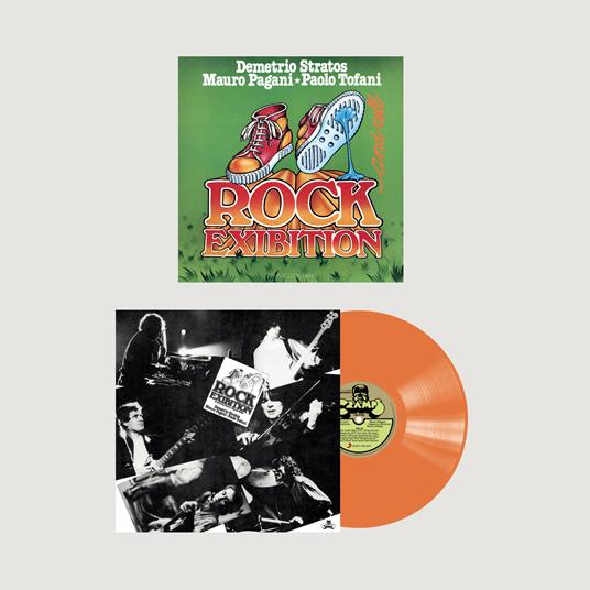 Rock and Roll Exibition. Live (180 gr. Orange Coloured Vinyl) - Vinile LP di Mauro Pagani,Demetrio Stratos,Paolo Tofani