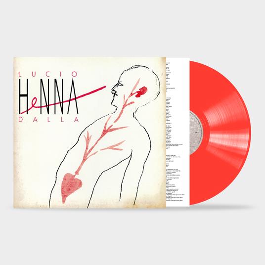 Henna (180 gr. Col. Red Vinyl - Ed. Limitata Numerata) - Lucio Dalla -  Vinile