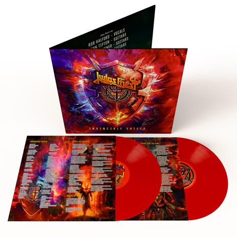 Invincible Shield (2 LP Red 180 gr. - Gatefold Sleeve) - Vinile LP di Judas Priest - 2