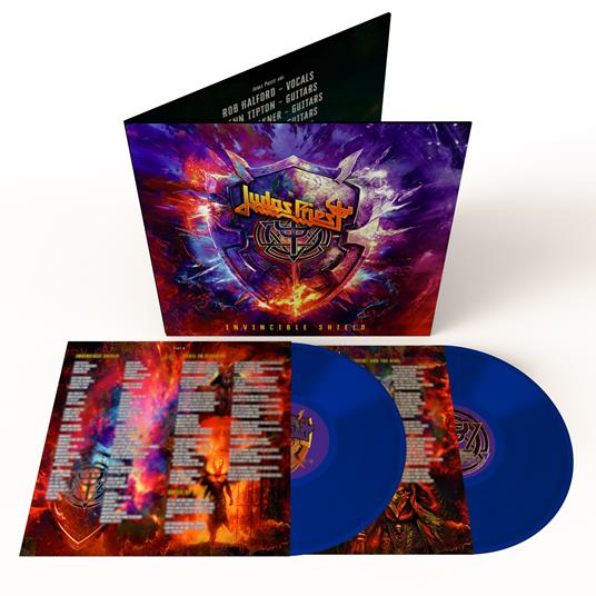 Invincible Shield (Esclusiva Feltrinelli e IBS.it - 2LP Blue 180 gr. - Gatefold Sleeve) - Vinile LP di Judas Priest - 2