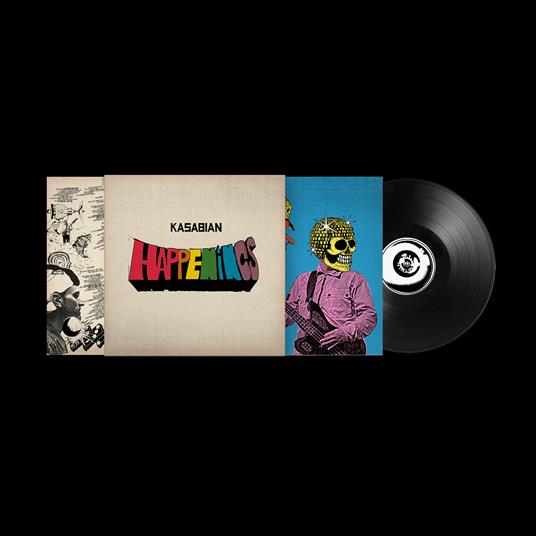 Happenings (LP eco vinile nero 140 grammi con inner sleeve disegnata a colori e booklet di 2 pagine) - Vinile LP di Kasabian