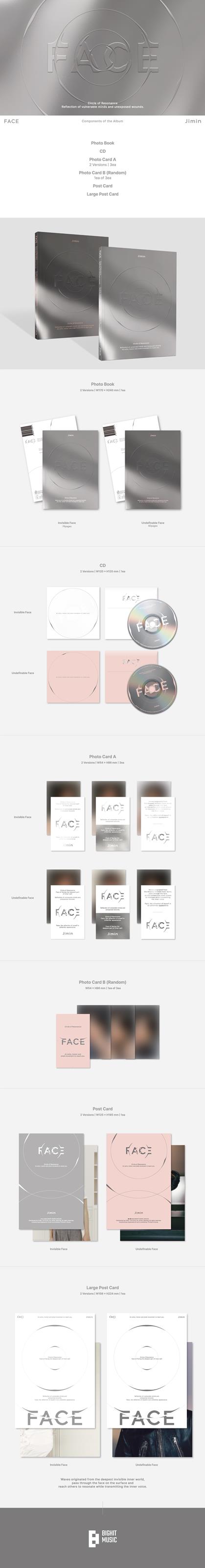 Face (Invisible Face Edition) - CD Audio di Jimin - 2