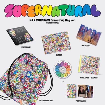 Supernatural Nj X Murakami (Drawstring Bag Version) - CD Audio di Newjeans