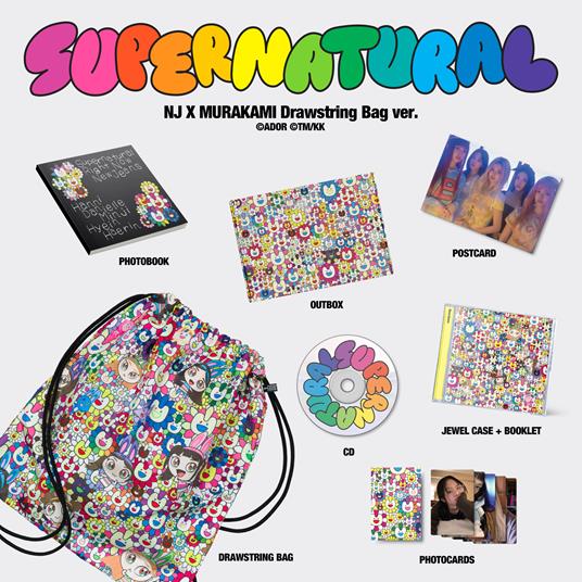 Supernatural Nj X Murakami (Drawstring Bag Version) - CD Audio di Newjeans