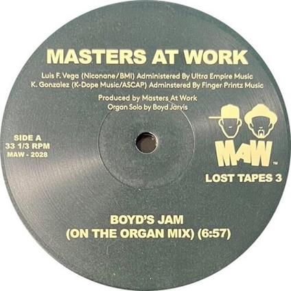 Boyd's Jam (12'' Vinyl) - Vinile LP di Master at Work