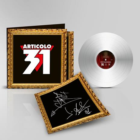 PROTOMARANZA (LP Bianco Autografato con Cover Alternativa) - Vinile LP di Articolo 31