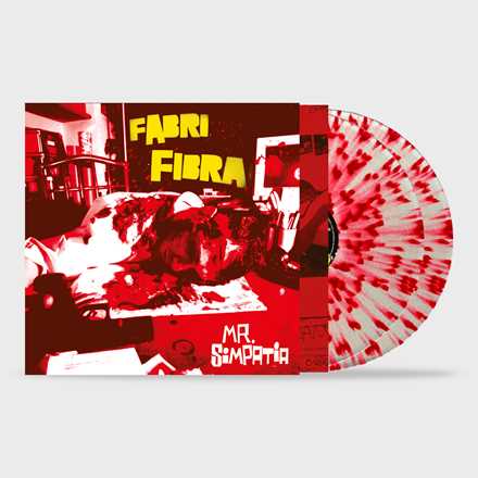 Vinile Mr. Simpatia - Edizione 20 Anni (2 LP Autografato e Numerato - Blood Splatter) Fabri Fibra