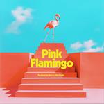 Pink Flamingo (Half Blue & Half Pink Edition)