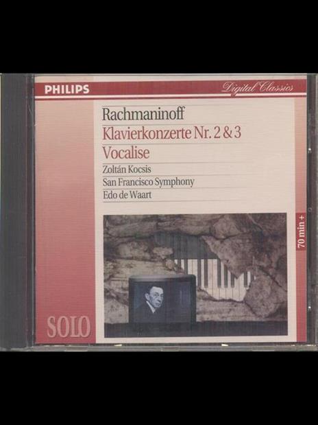 CD Musica Classica Klavierkonzerte nr. 2 e 3 - Rachmaninoff - copertina