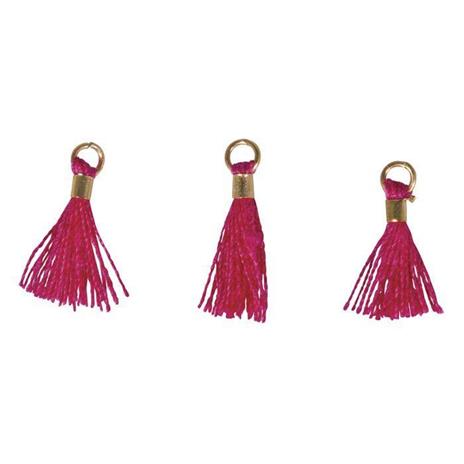 3 mini nappine di camoscio con occhiello 15 mm - rosa