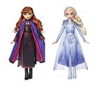 Hasbro Frozen Disney Elsa o Anna Fashion Bambola Con Capelli Lunghi E Abito