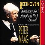 Sinfonie n.1, n.3 - CD Audio di Ludwig van Beethoven,Peter Maag,Orchestra di Padova e del Veneto