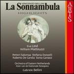 La sonnambula (Selezione) - CD Audio di Vincenzo Bellini,William Matteuzzi,Eva Lind,Gabriele Bellini