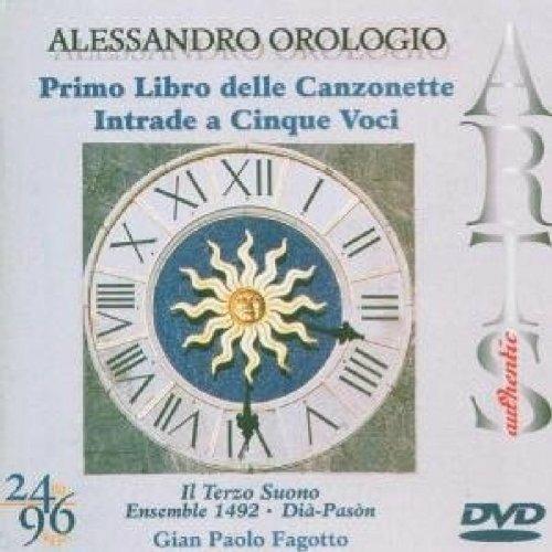 Canzonette intrade a cinque voci (primo libro) - DVD Audio di Alessandro Orologio