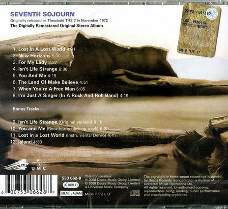 Seventh Sojourn - CD Audio di Moody Blues - 2