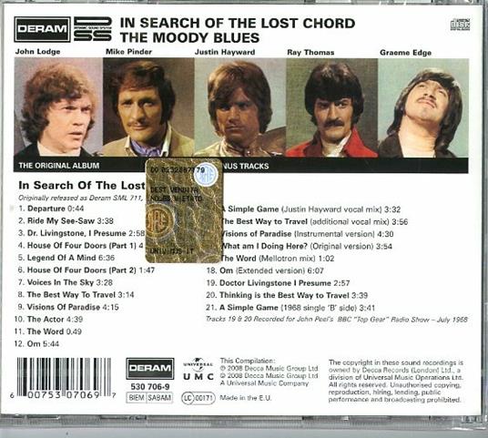 In Search of the Lost Chor - CD Audio di Moody Blues - 2