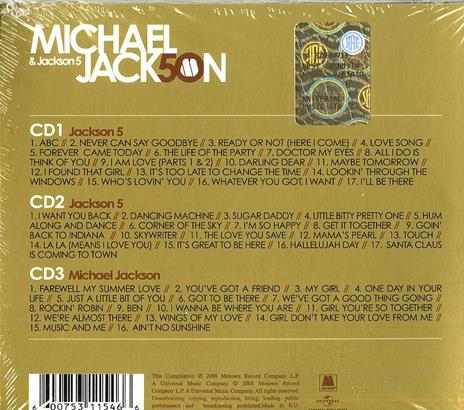 The Motown Years 50 - CD Audio di Jackson 5,Michael Jackson - 2