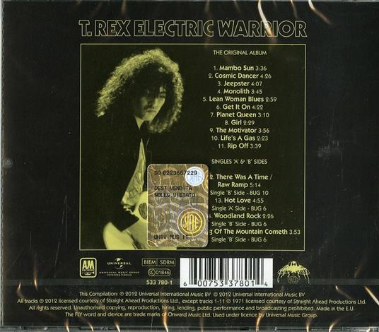 Electric Warrior (Remastered Edition) - CD Audio di T. Rex - 2