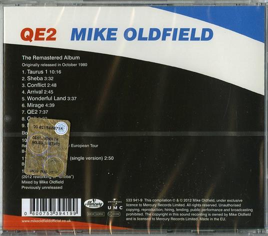 QE2 (Remastered Edition + Bonus Tracks) - CD Audio di Mike Oldfield - 2