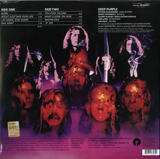 Burn - Vinile LP di Deep Purple - 2