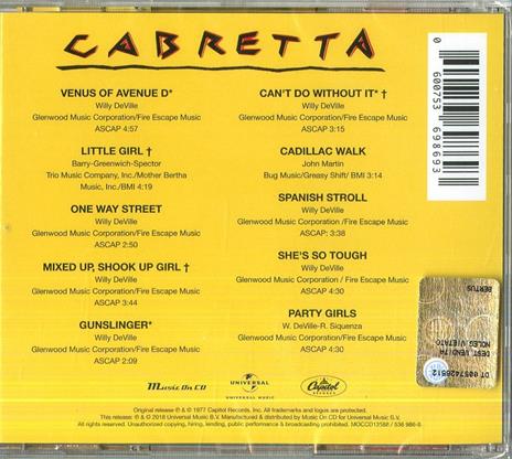 Cabretta - CD Audio di Mink DeVille - 2