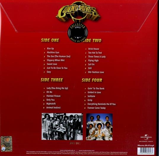 Collected (Coloured Vinyl) - Vinile LP di Commodores - 2