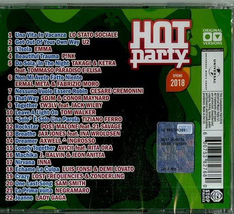 Hot Party Spring 2018 - CD Audio - 2