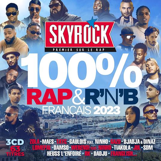 Skyrock 100% Rap & R'n'B Francais 2023 - CD Audio