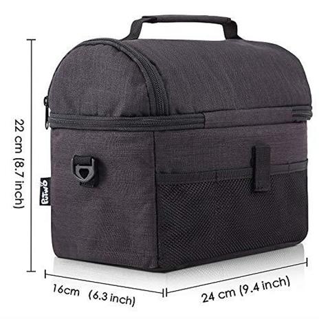 PuTwo Borsa Termica Pranzo, 8L Porta Pranzo Termico, Borsa Termica Piccola,  Borsetta Porta Pranzo Termica, Borsa Frigo Tracolla, Borsa Pasto, Borsa  Portapranzo per Lavoro e Picnic- Grigio - PuTwo - Idee regalo | IBS