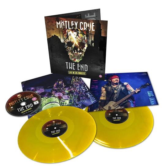 The End Live in L.A. (2 LP Coloured Vinyl + DVD) - Vinile LP + DVD di Mötley Crüe