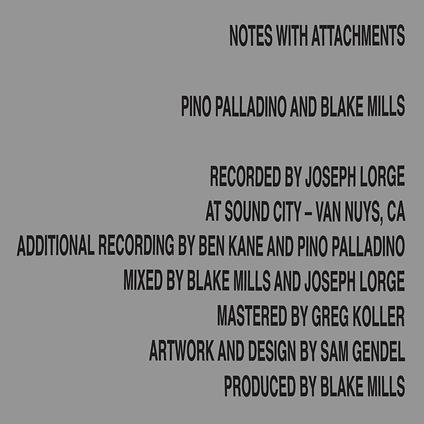 Notes with Attachments - Vinile LP di Pino Palladino,Blake Mills