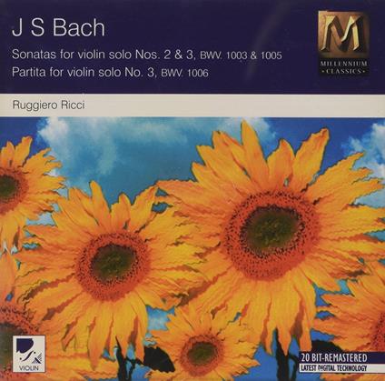 Sonata Per Violino N.2 BWV 1003 In La (1720) - CD Audio di Johann Sebastian Bach