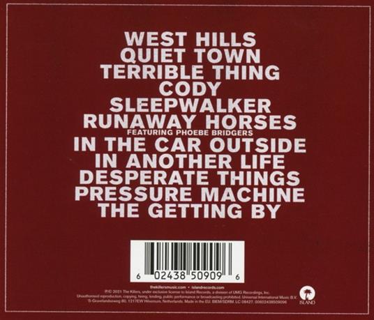 Pressure Machine - CD Audio di Killers - 2