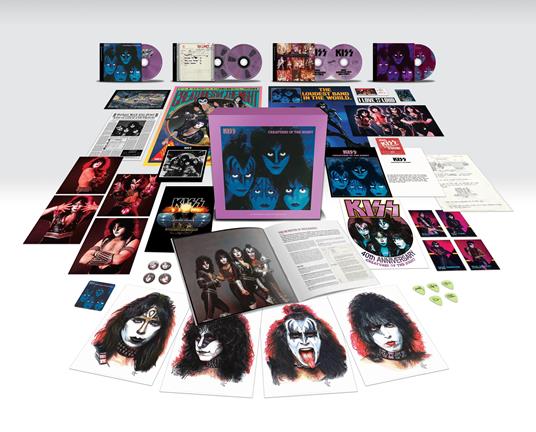 Creatures of the Night (40th Anniversary Edition: 5 CD + Blu-ray Audio) - CD Audio + Blu-Ray Audio di Kiss - 2