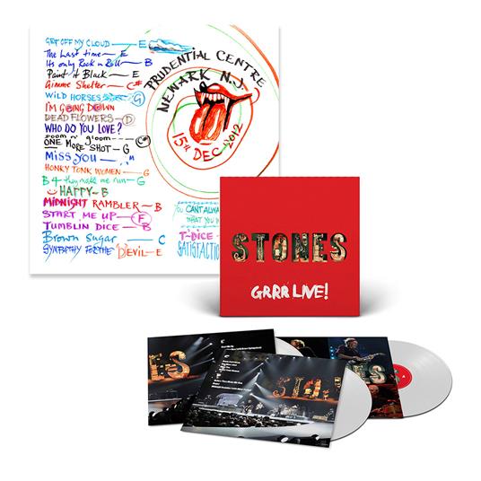 Grrr Live! (Esclusiva Feltrinelli e  - White Coloured Vinyl) - Rolling  Stones - Vinile