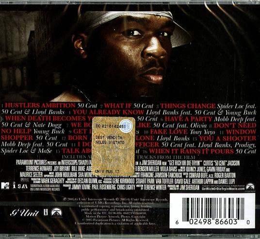 Get Rich or Dye Tryin' (Colonna sonora) - CD Audio di 50 Cent - 2
