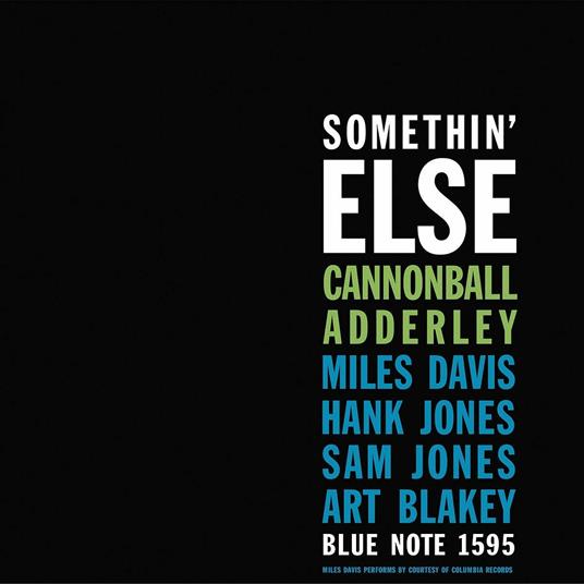 Somethin' Else - Vinile LP di Julian Cannonball Adderley