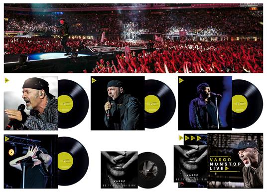 Vasco Nonstop Live (Vinyl Box Set) - Vasco Rossi - Vinile | IBS