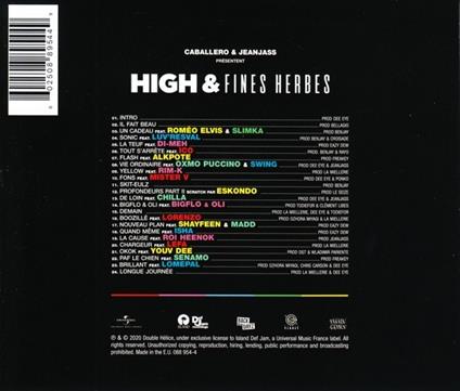 High & Fines Herbes - CD Audio di Caballero & Jeanjass