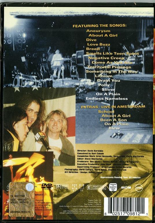 Nirvana. Live! Tonight! Sold Out! (DVD) - DVD di Nirvana - 2