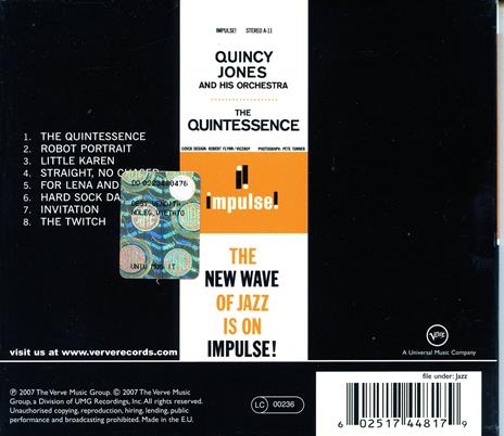 The Quintessence - CD Audio di Quincy Jones - 2