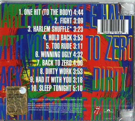 Dirty Work - CD Audio di Rolling Stones - 2