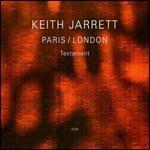 Testament. Paris-London - CD Audio di Keith Jarrett