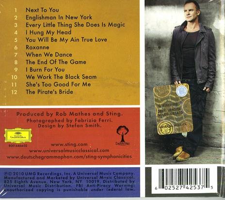 Symphonicities - CD Audio di Sting,Royal Philharmonic Orchestra,Steven Mercurio - 2