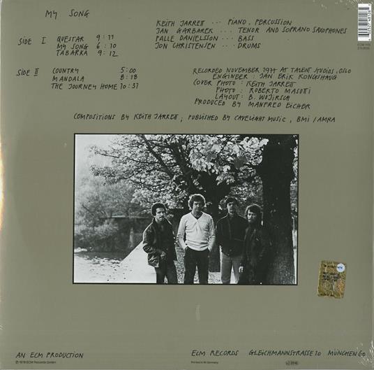 My Song - Vinile LP di Keith Jarrett - 2