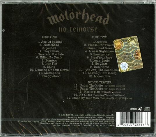 No Remorse (Deluxe) - CD Audio di Motörhead - 2