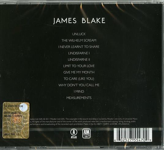James Blake - CD Audio di James Blake - 2