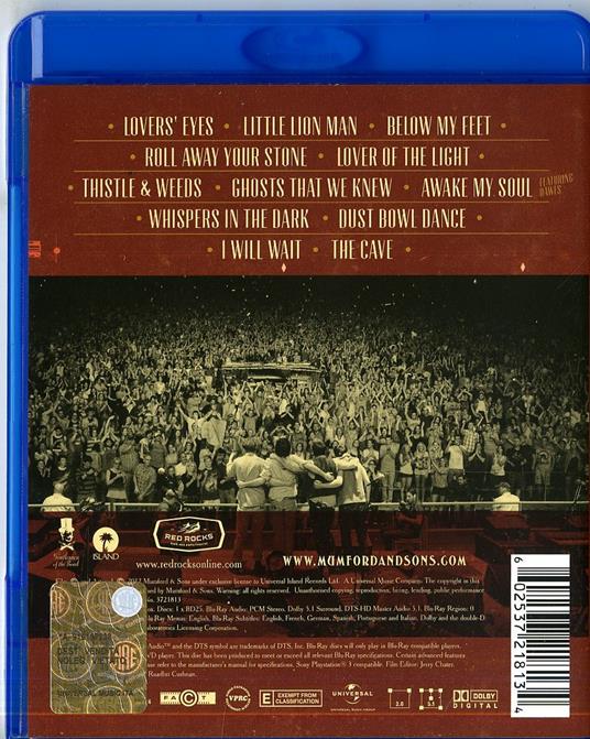 Mumford & Sons. The Road To Red Rocks (Blu-ray) - Blu-ray di Mumford & Sons - 2