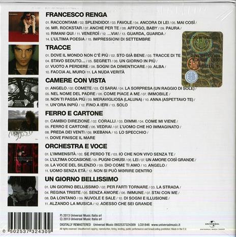 The Universal Music Collection - CD Audio di Francesco Renga - 2