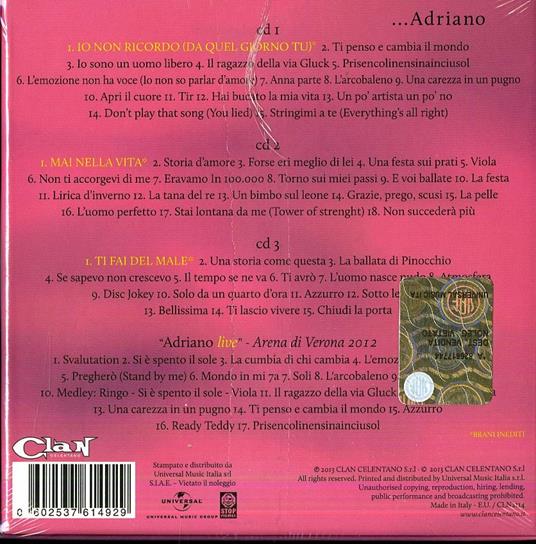 Adriano - Adriano Celentano - CD | IBS